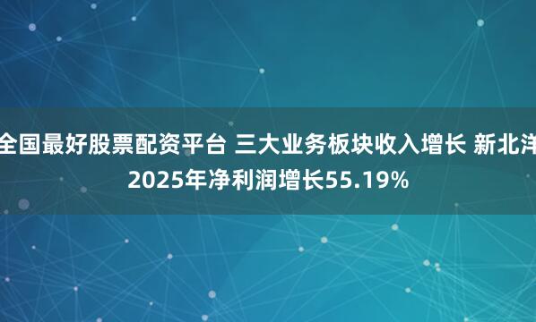 全国最好股票配资平台 三大业务板块收入增长 新北洋2025年净利润增长55.19%